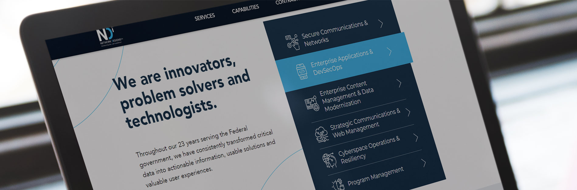 web design for gov contractors