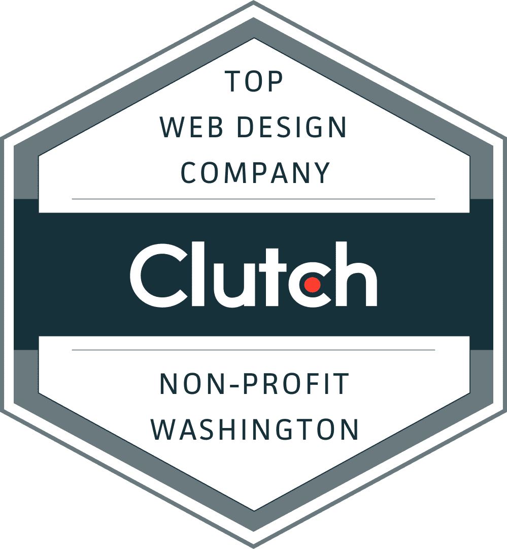 Clutch as top nonprofit web design agency in Washington DC and Virginia in 2024