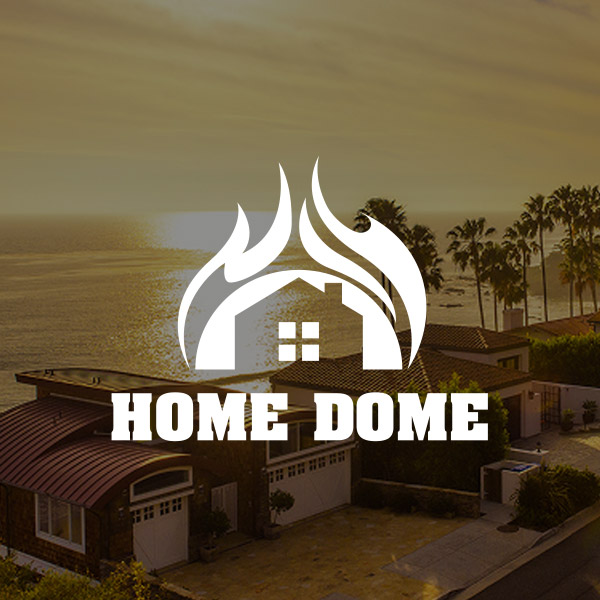 Website design for home fire defense company, Home Dome.